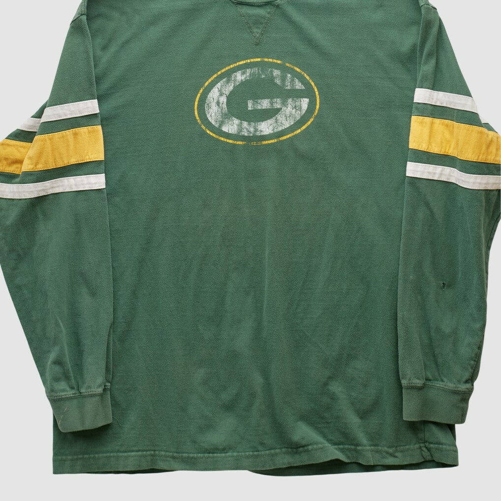 Green Bay Packers NFL 2010s Long Sleeve T-shirt - Green T-shirts