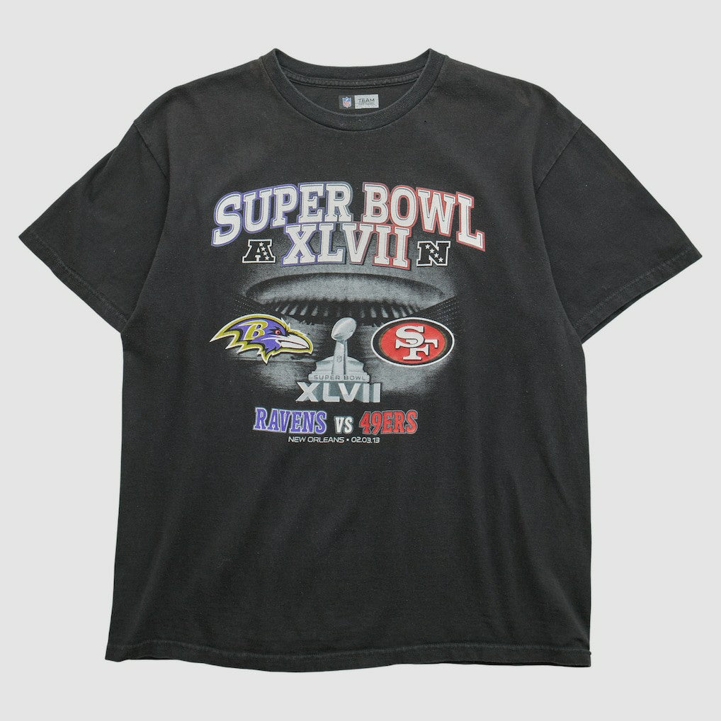Superbowl XLVII NFL 2013 T-shirt - Black T-shirts
