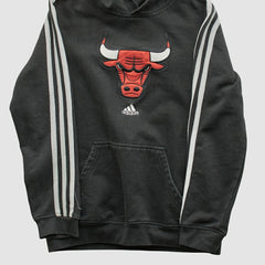 Chicago Bulls 2010s Hooded Sweatshirt Black Vintage - Adidas outlet