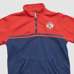 Boston Red Sox MLB 2000s 1/4 Zip Sweatshirt - Red - Vintage Sweatshirts