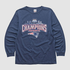 New England Patriots Alstyle 2005 Long Sleeve T-shirt - Navy T-shirts