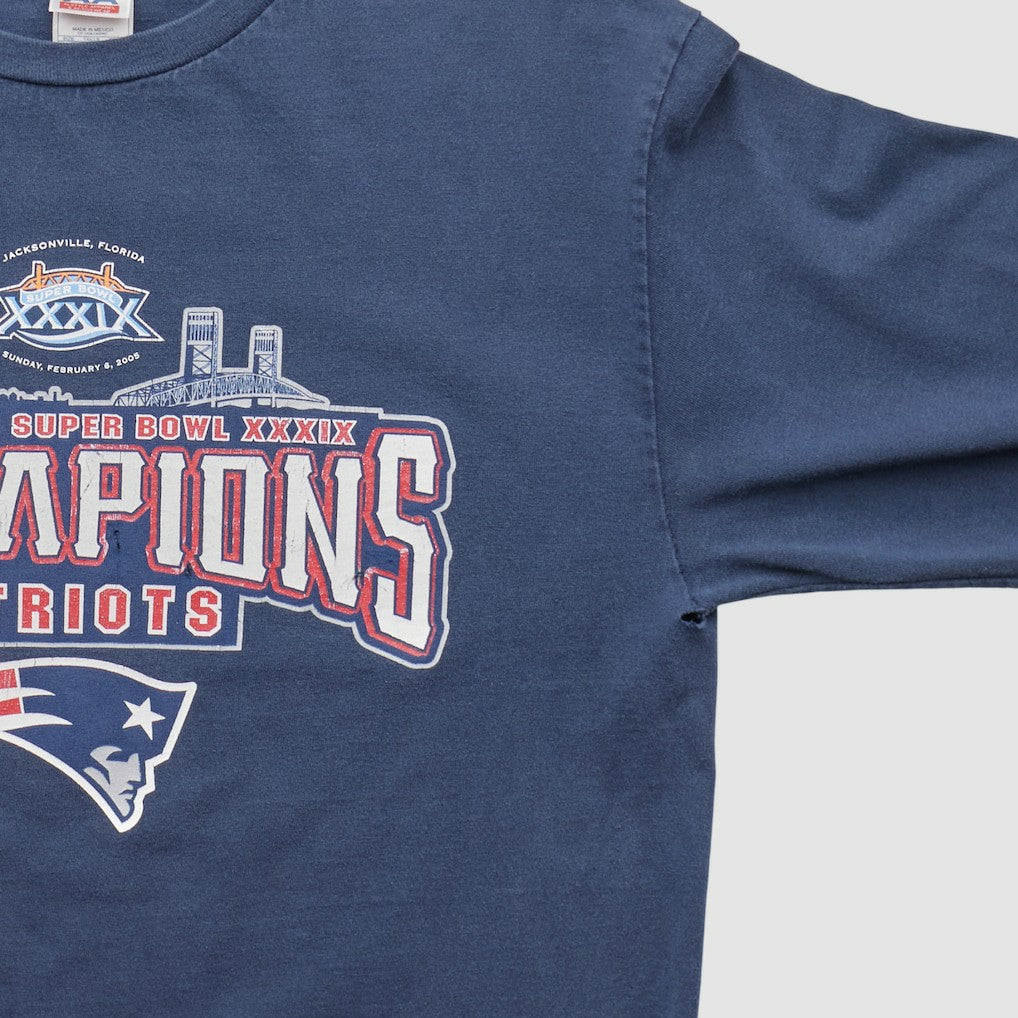 New England Patriots Alstyle 2005 Long Sleeve T-shirt - Navy T-shirts