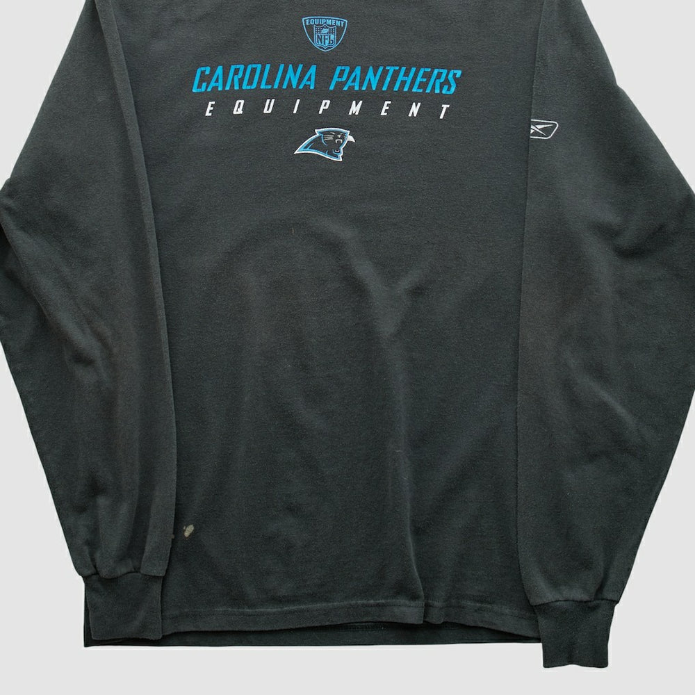 Carolina Panthers Reebok 2000s Long Sleeve T-shirt - Black T-shirts