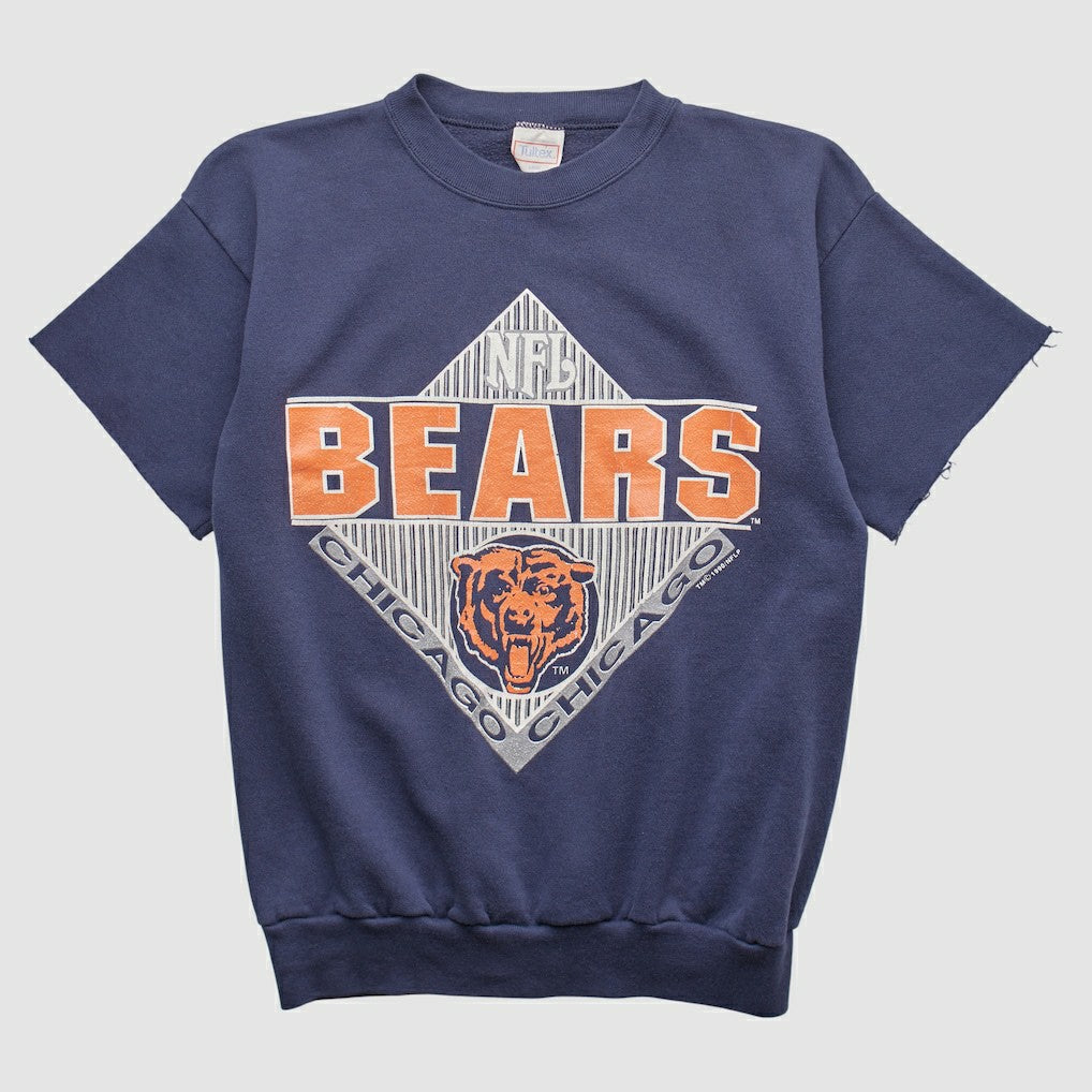 Chicago Bears Tultex 90s Pullover Sweatshirt - Navy Pullover