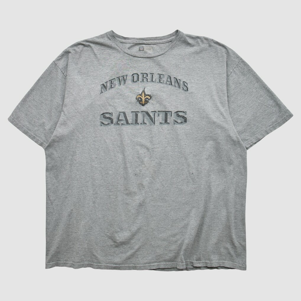 New Orleans Saints NFL 2000s T-shirt - Heather Gray T-shirts