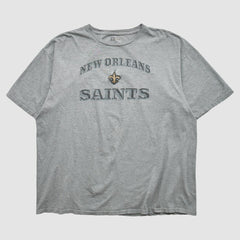 New Orleans Saints NFL 2000s T-shirt - Heather Gray T-shirts