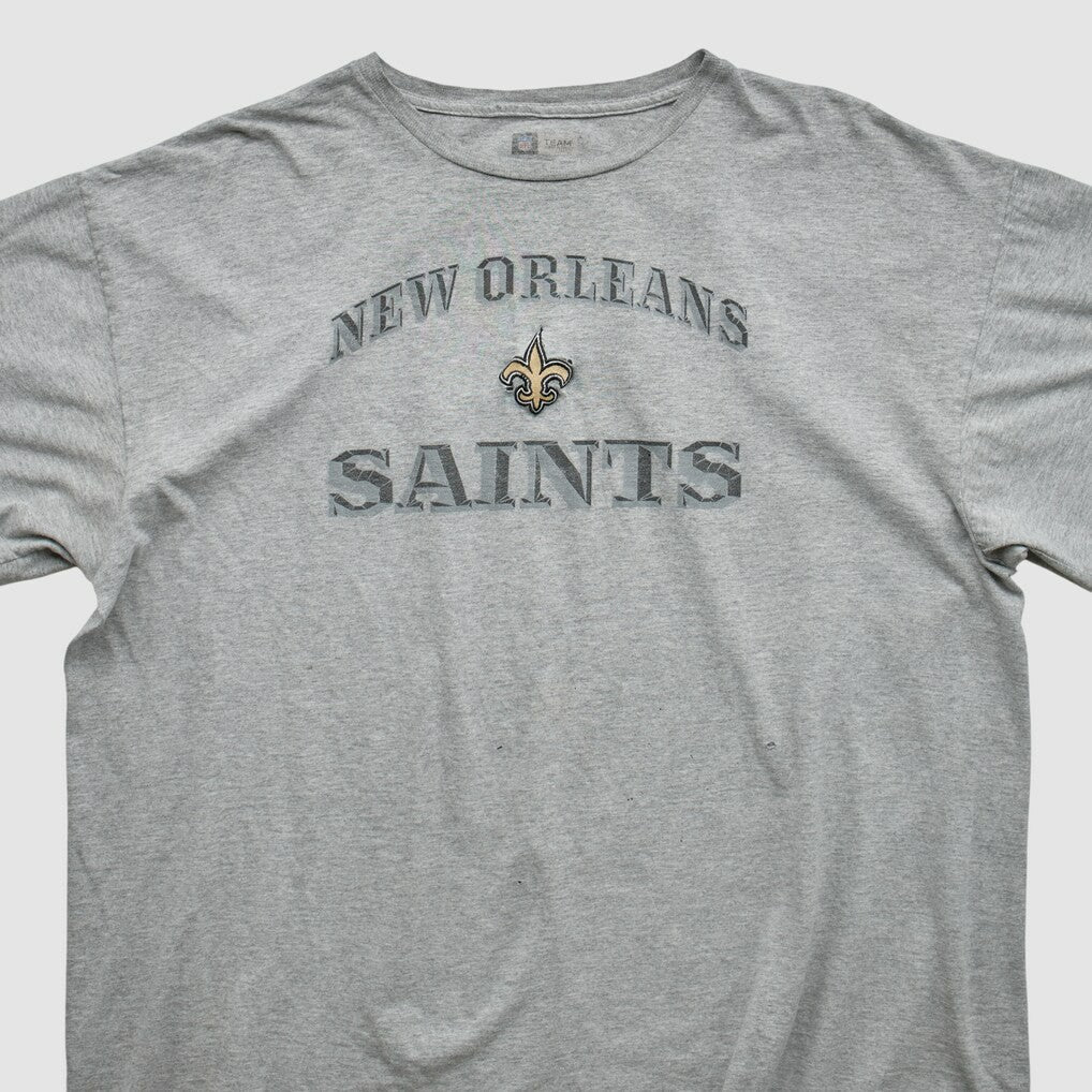 New Orleans Saints NFL 2000s T-shirt - Heather Gray T-shirts