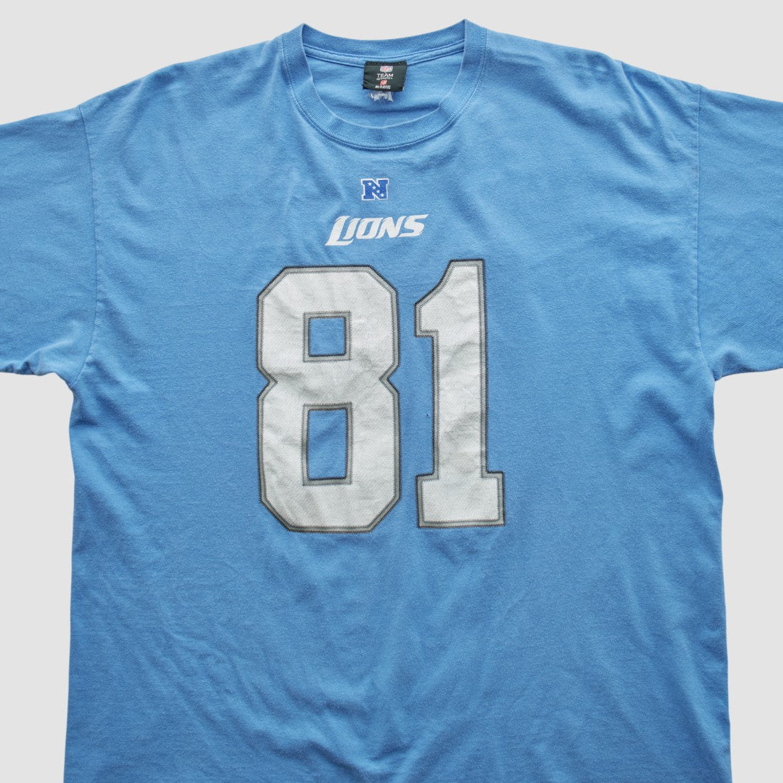 Detroit Lions NFL 2010s T-shirt - Light Blue T-shirts