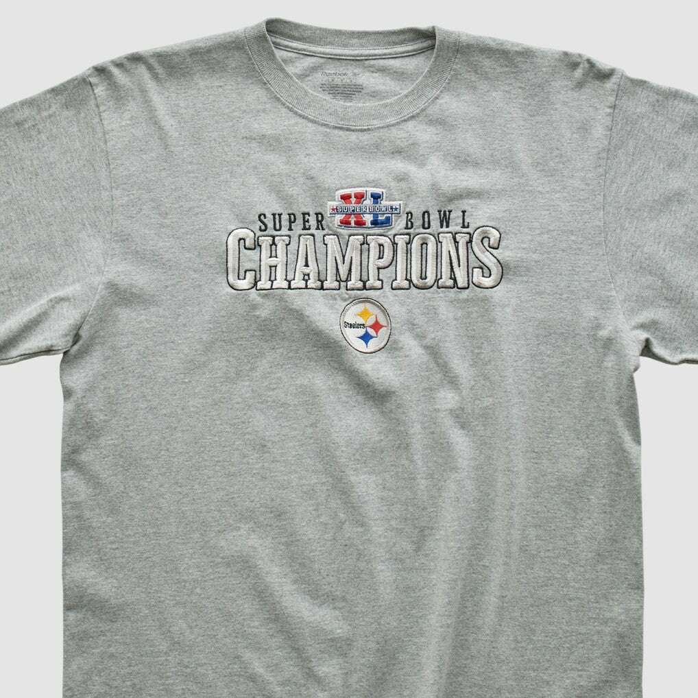 Pittsburgh Steelers Reebok 2006 Long Sleeve T-shirt - Gray T-shirts