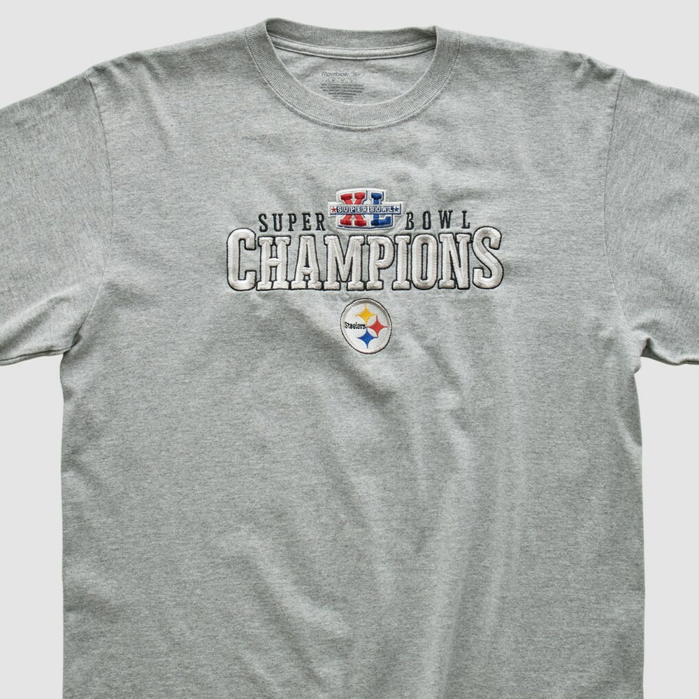 Pittsburgh Steelers Reebok 2006 Long Sleeve T-shirt - Gray T-shirts