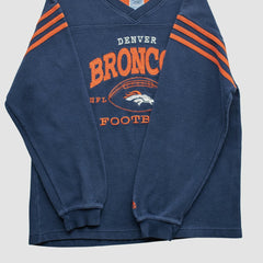 Denver Broncos 2000s Pullover Sweatshirt - Navy Pullover