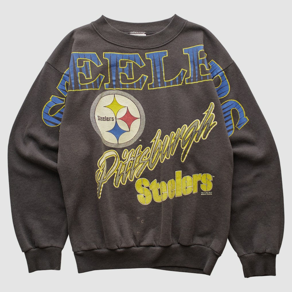 Pittsburgh Steelers Tultex 1994 Pullover Sweatshirt - Charcoal Pullover