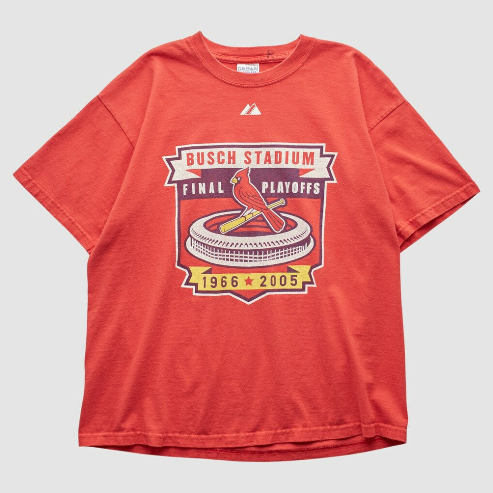 St. Louis Cardinals Gildan 2005 T-shirt - Red - Vintage T-shirts