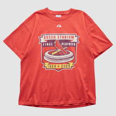 St. Louis Cardinals Gildan 2005 T-shirt - Red - Vintage T-shirts