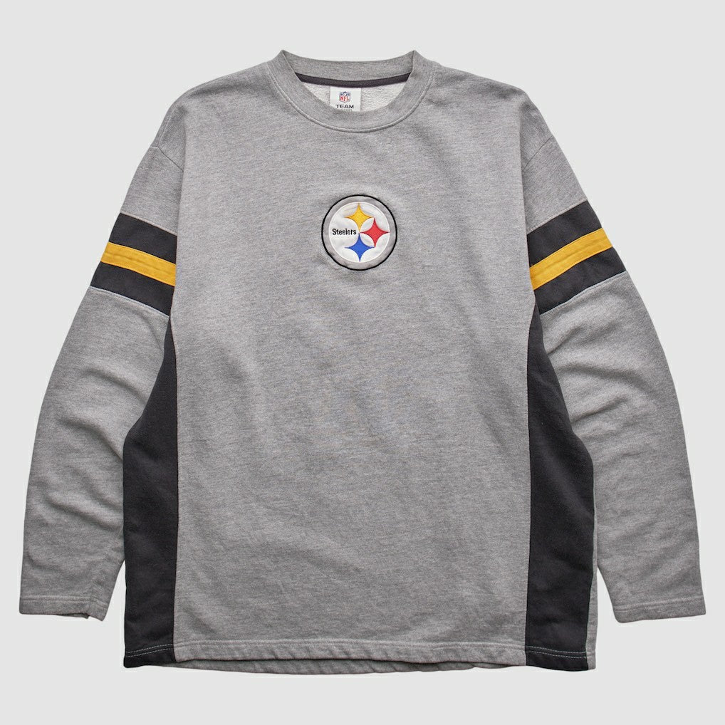 Pittsburgh Steelers NFL 2010s Pullover Sweatshirt - Heather Gray Pullover