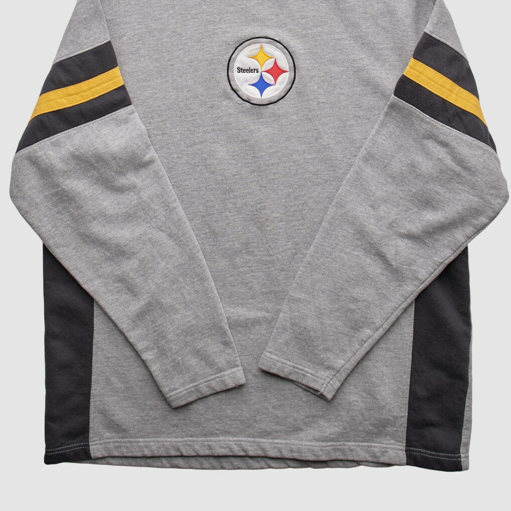 Pittsburgh Steelers NFL 2010s Pullover Sweatshirt - Heather Gray Pullover