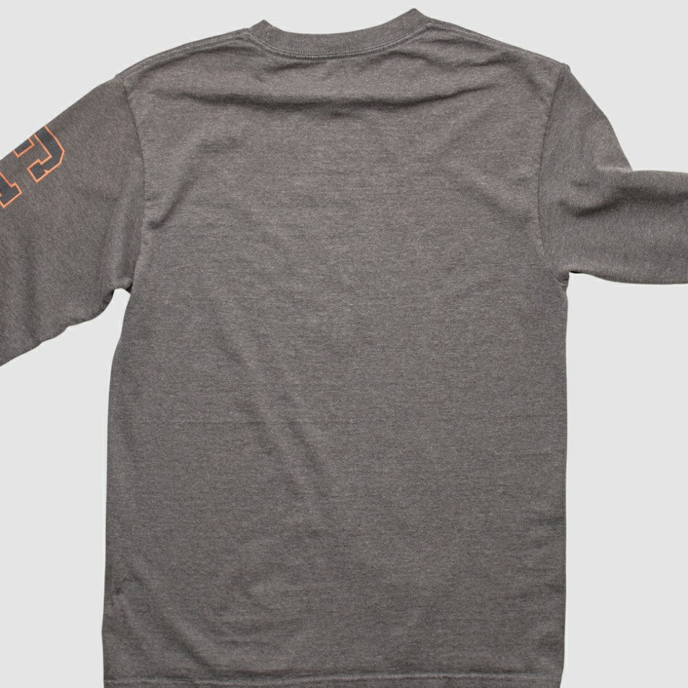 San Francisco Giants MLB 2000s Long Sleeve T-shirt - Dark Heather Gray - Vintage T-shirts