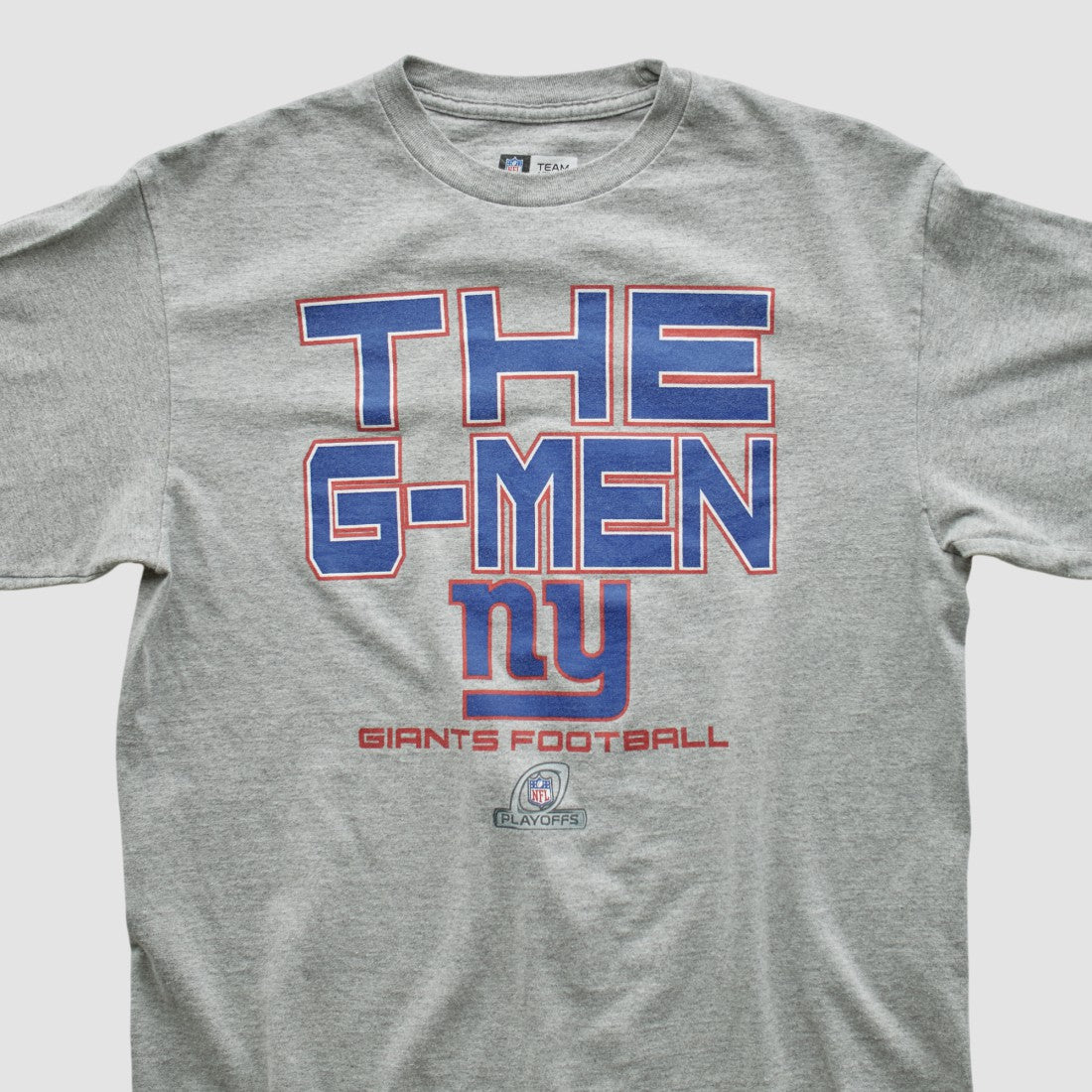 New York Giants NFL 2010s Long Sleeve T-shirt - Heather Gray T-shirts