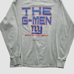 New York Giants NFL 2010s Long Sleeve T-shirt - Heather Gray T-shirts