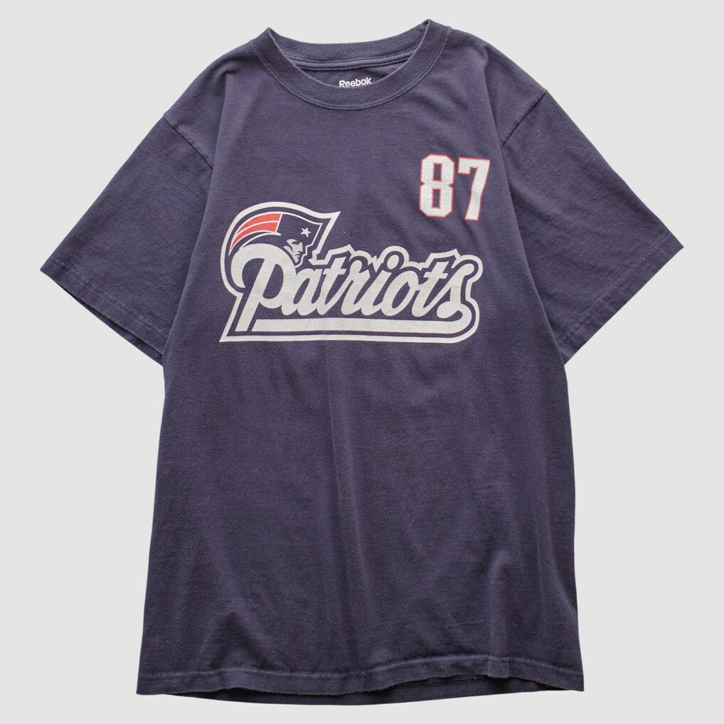 New England Patriots Reebok 2000s T-shirt - Navy T-shirts