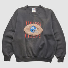 New York Giants Artex Sportswear 90s Pullover Sweatshirt - Charcoal Pullover