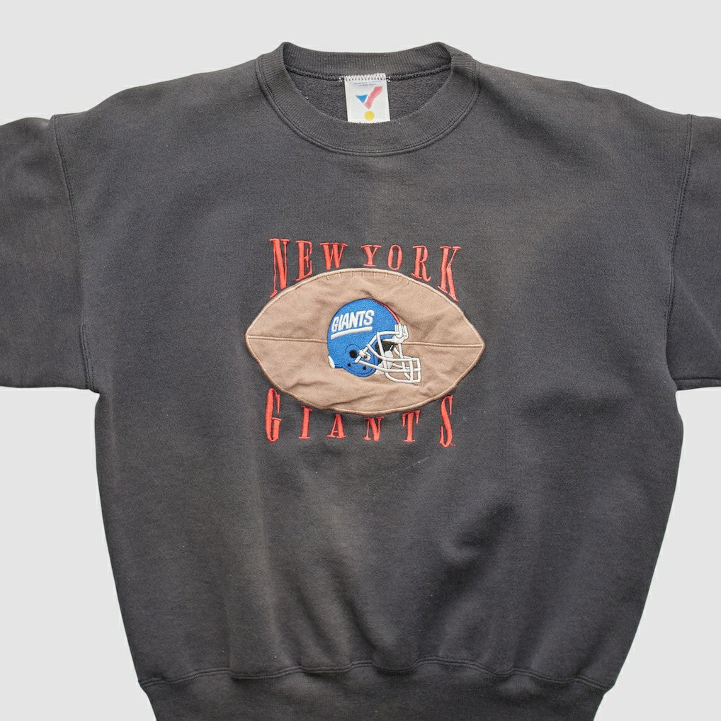 New York Giants Artex Sportswear 90s Pullover Sweatshirt - Charcoal Pullover