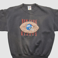 New York Giants Artex Sportswear 90s Pullover Sweatshirt - Charcoal Pullover