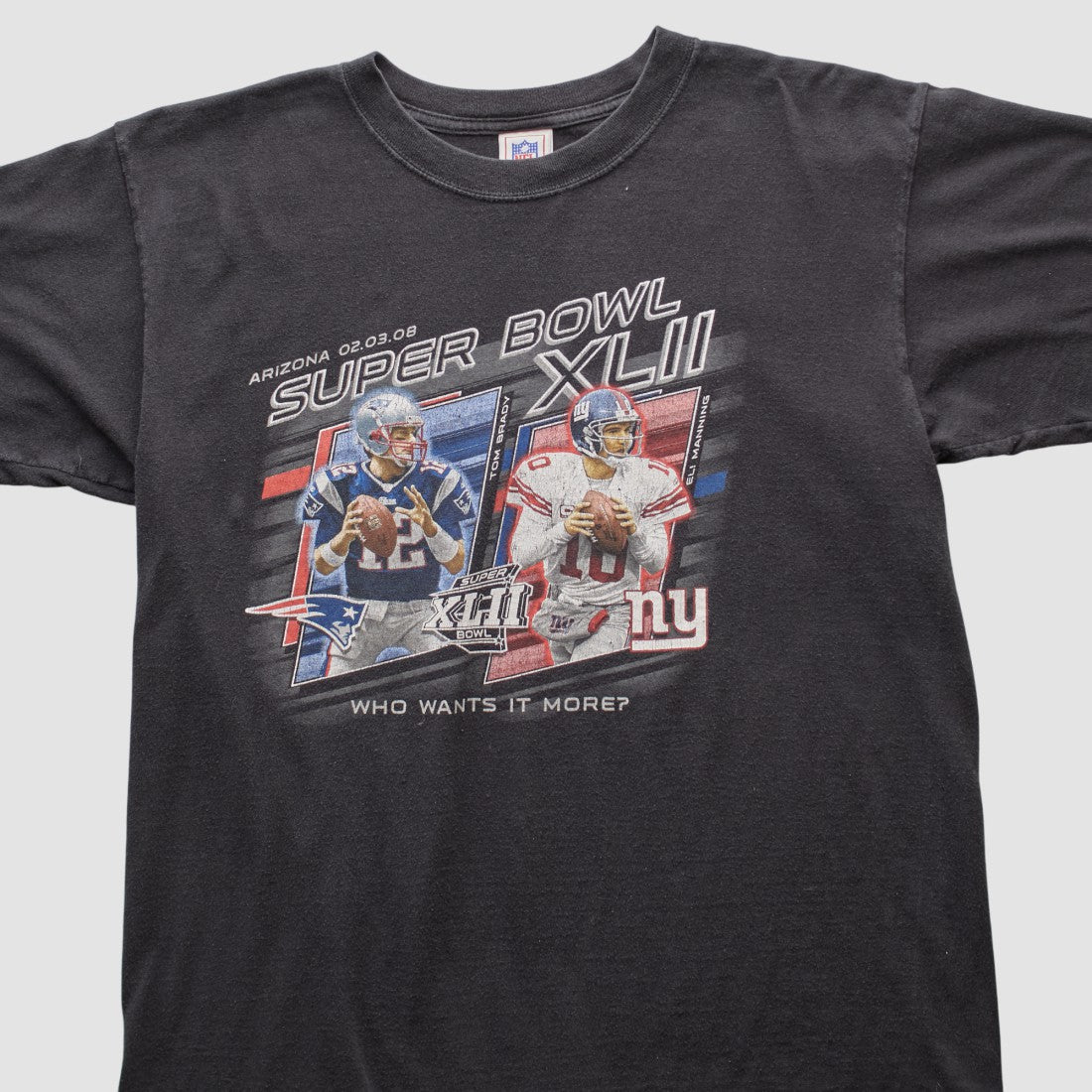 Superbowl XLII NFL 2008 T-shirt - Black T-shirts