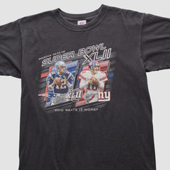 Superbowl XLII NFL 2008 T-shirt - Black T-shirts
