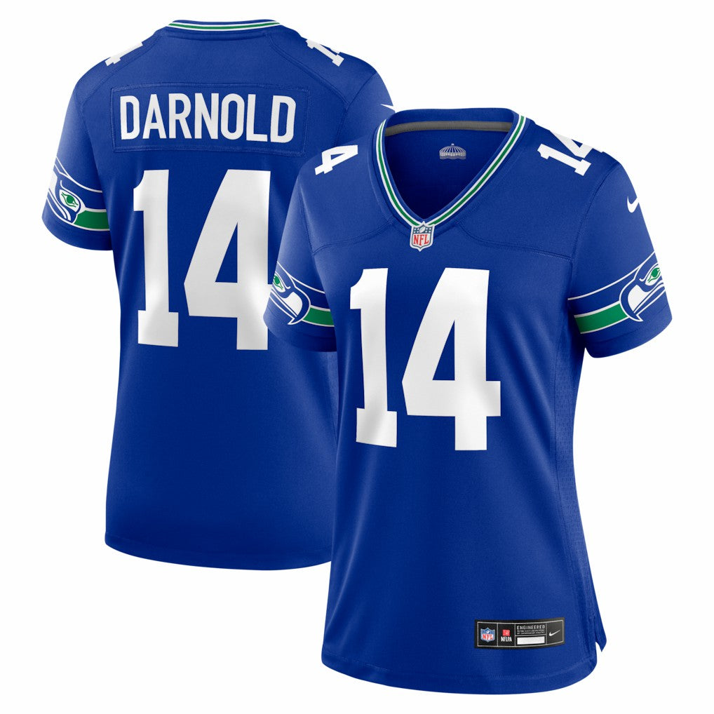 Sam Darnold Seattle Seahawks Women's Alternate Game Jersey - Royal Jerseys