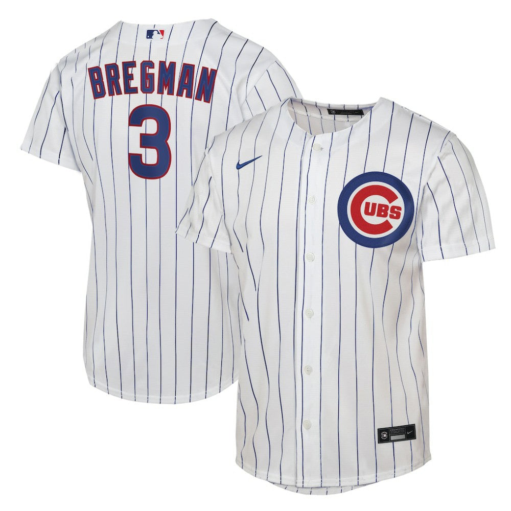 Alex Bregman Chicago Cubs Nike Youth Home Replica Jersey - White Jerseys