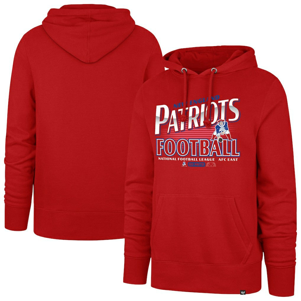 New England Patriots '47 Regional Headline Hoodie - Red Hoodies