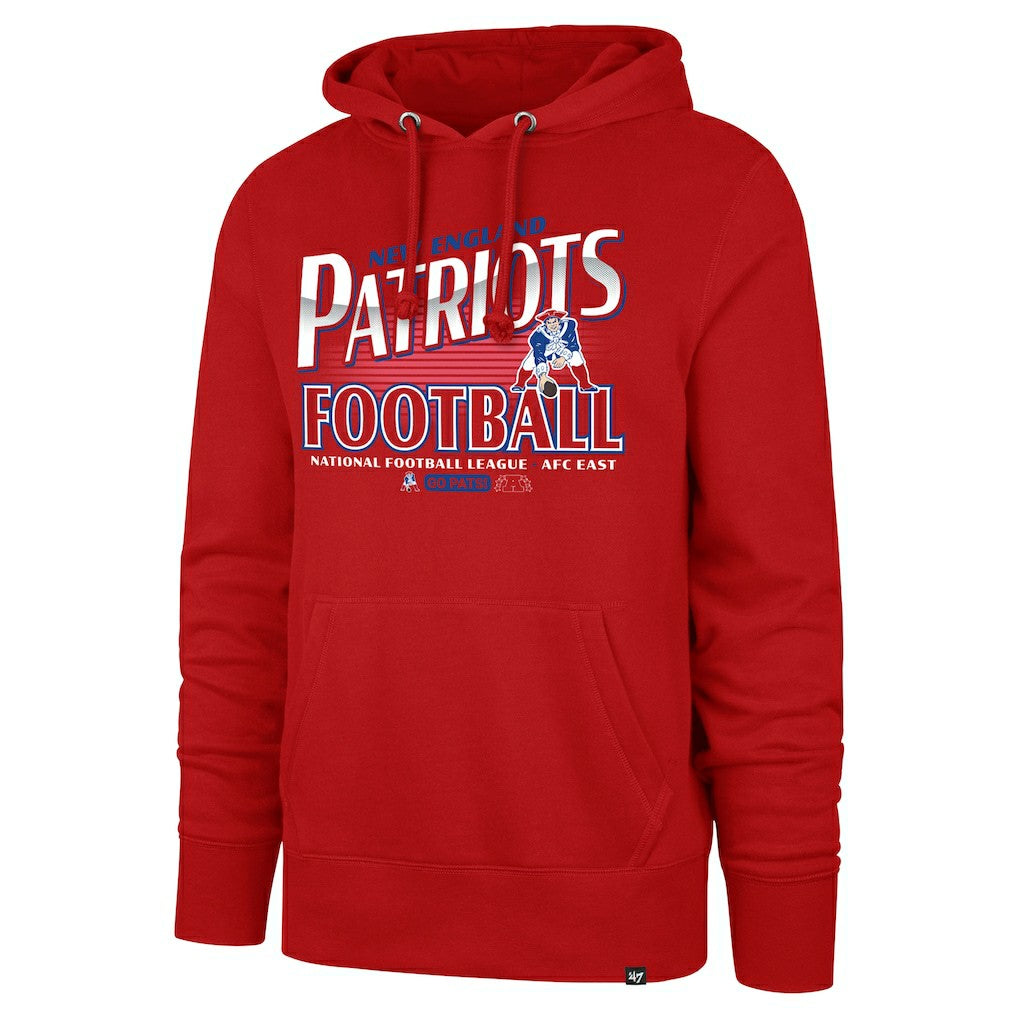 New England Patriots '47 Regional Headline Hoodie - Red Hoodies