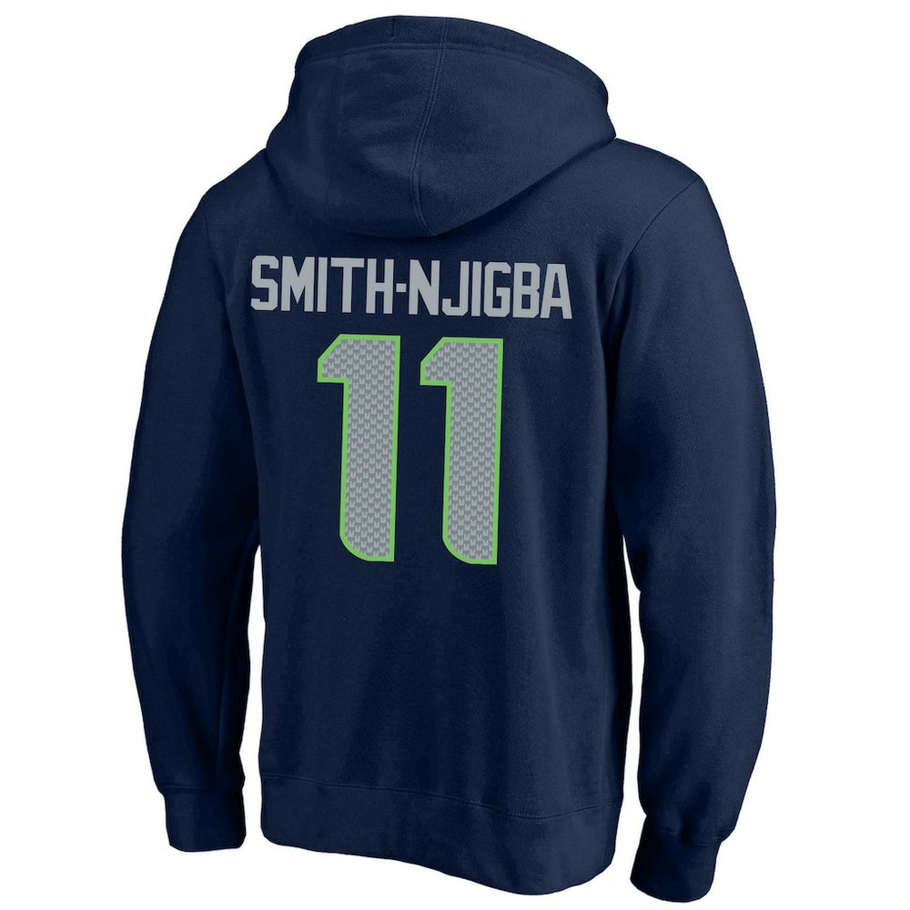 Jaxon Smith-Njigba Seattle Seahawks Super Bowl LX Champions Big & Tall Name & Number Fleece Hoodie - College Navy Hoodies