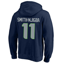 Jaxon Smith-Njigba Seattle Seahawks Super Bowl LX Champions Big & Tall Name & Number Fleece Hoodie - College Navy Hoodies