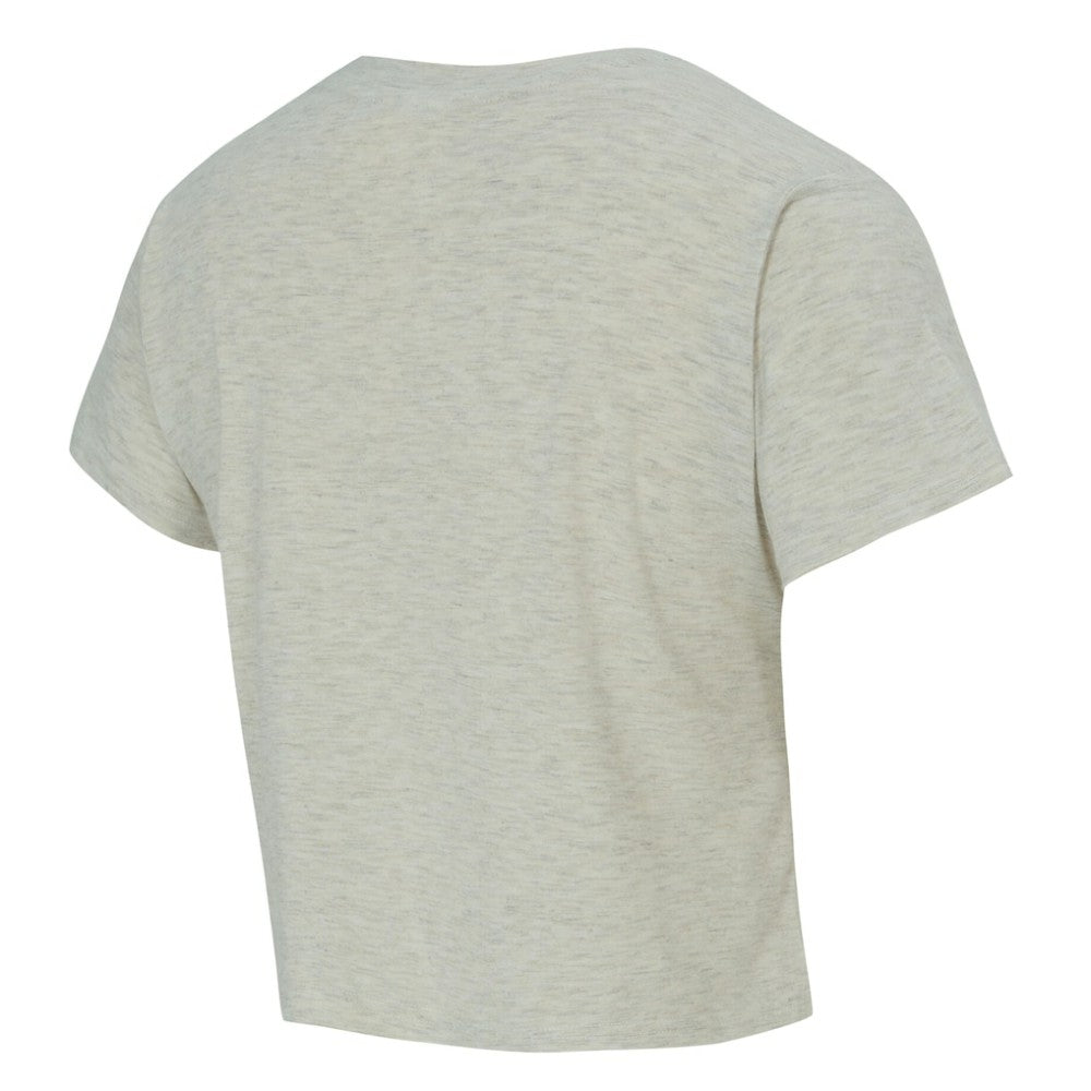Houston Astros Concepts Sport Women's Birch Cropped T-Shirt - Cream T-shirts