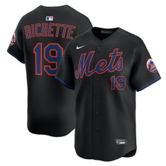Bo Bichette New York Mets Nike Alternate Limited Jersey - Black Jerseys