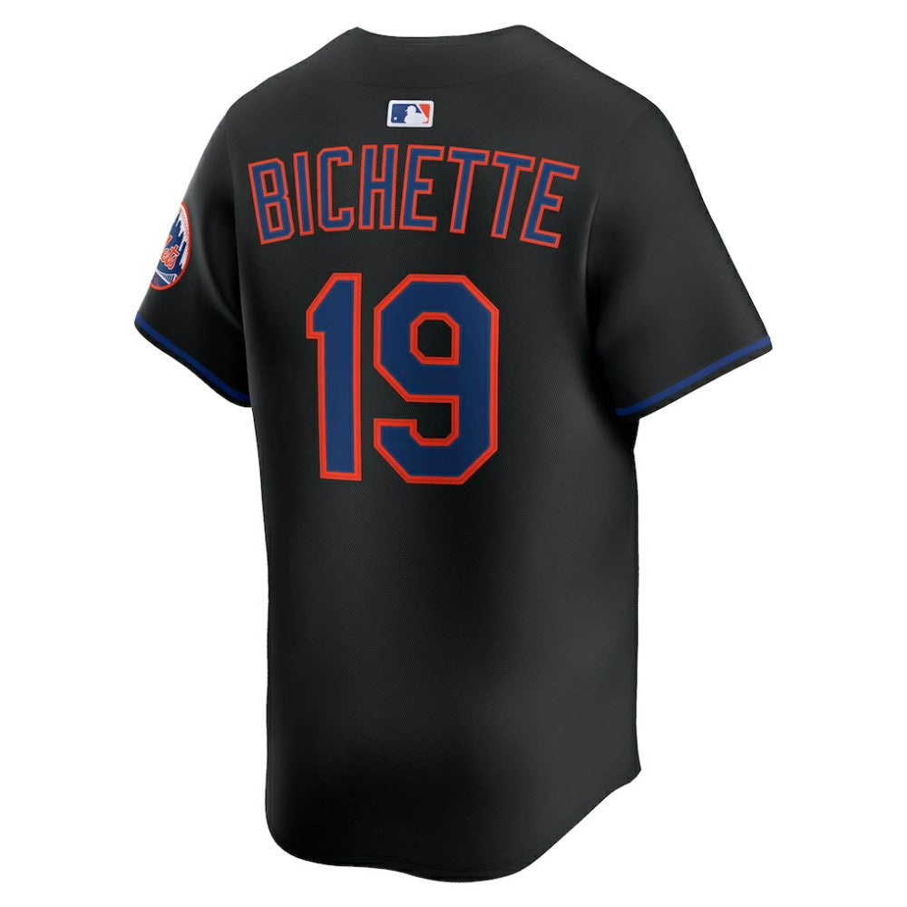 Bo Bichette New York Mets Nike Alternate Limited Jersey - Black Jerseys