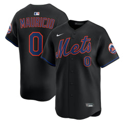 Ronny Mauricio New York Mets Nike Alternate Limited Jersey - Black Jerseys