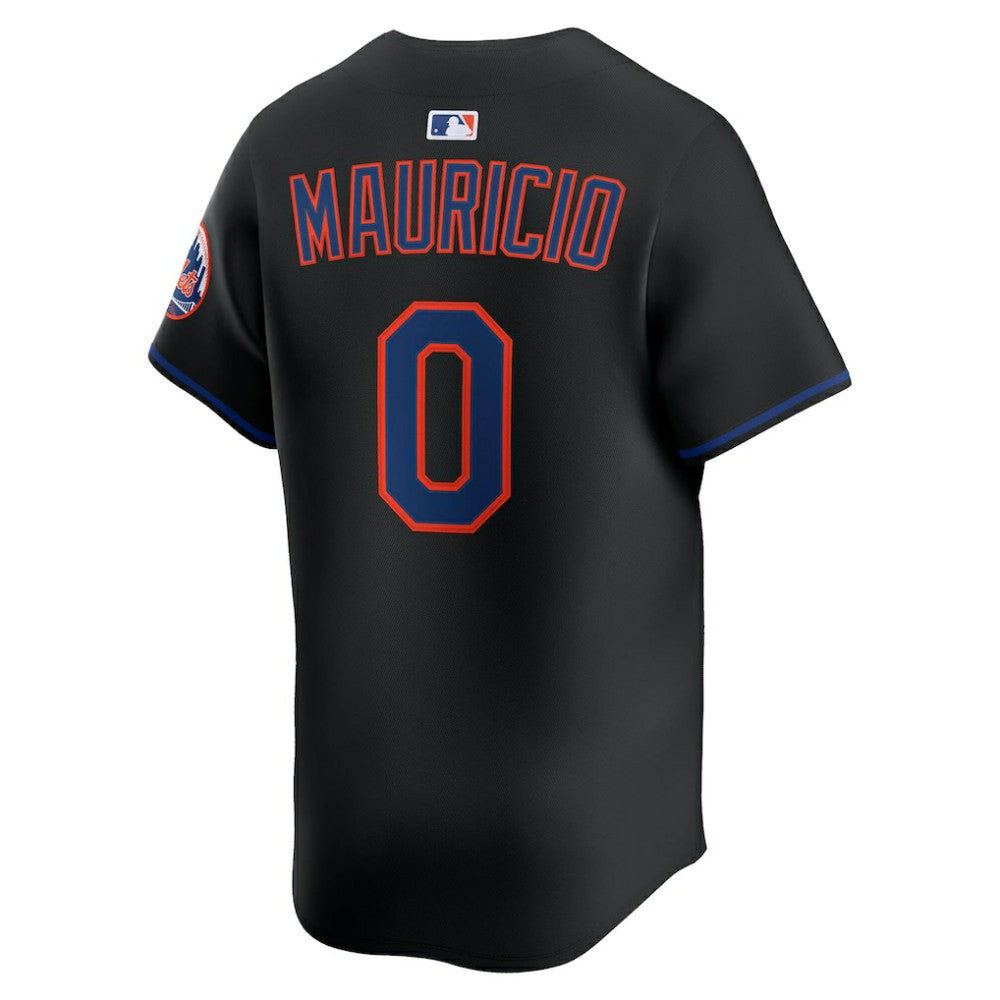 Ronny Mauricio New York Mets Nike Alternate Limited Jersey - Black Jerseys