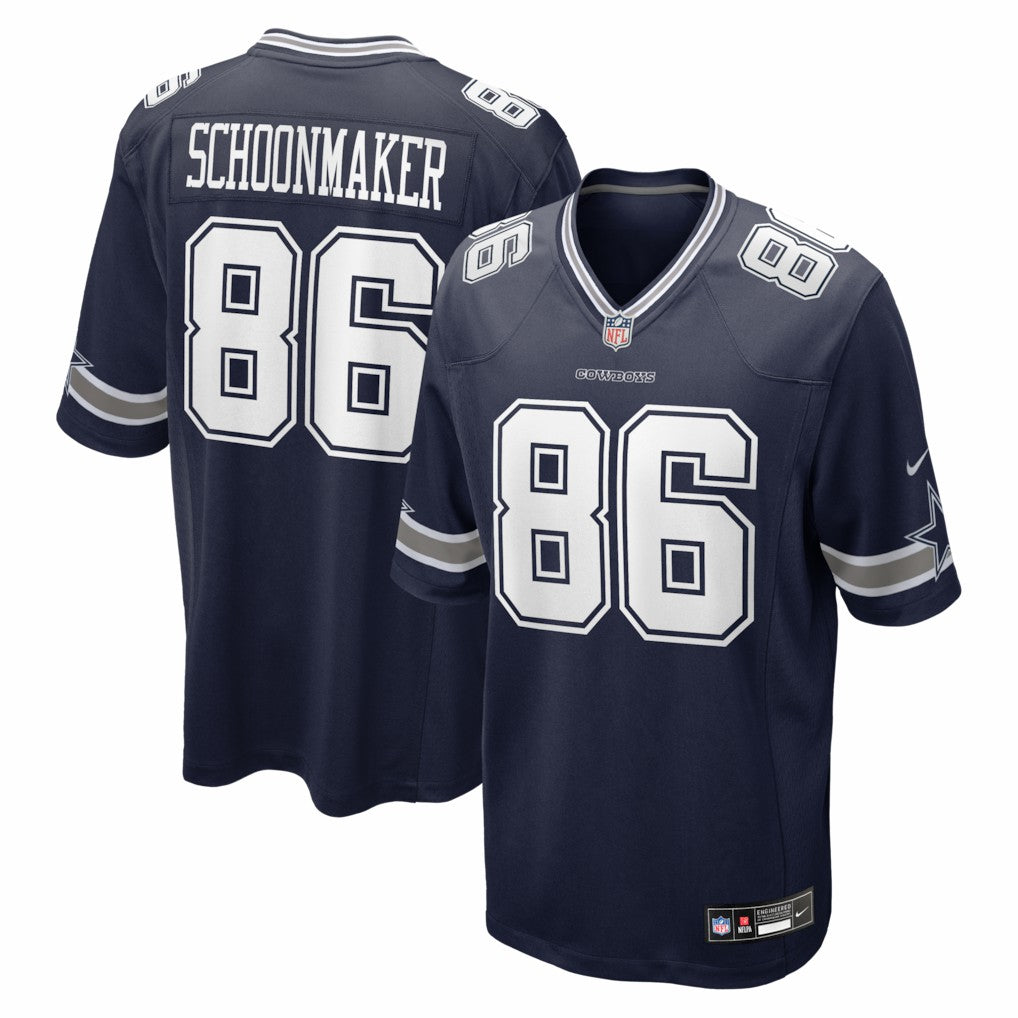 Luke Schoonmaker Dallas Cowboys Team Game Jersey - Navy Jerseys
