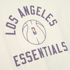 Los Angeles Lakers Fear of God x Barkley L. Hendricks Unisex 90's T-Shirt Cream