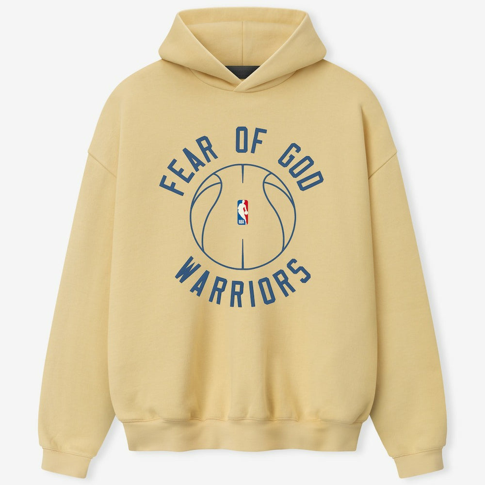 Golden State Warriors Fear of God x Barkley L. Hendricks Unisex 90's Hoodie Gold