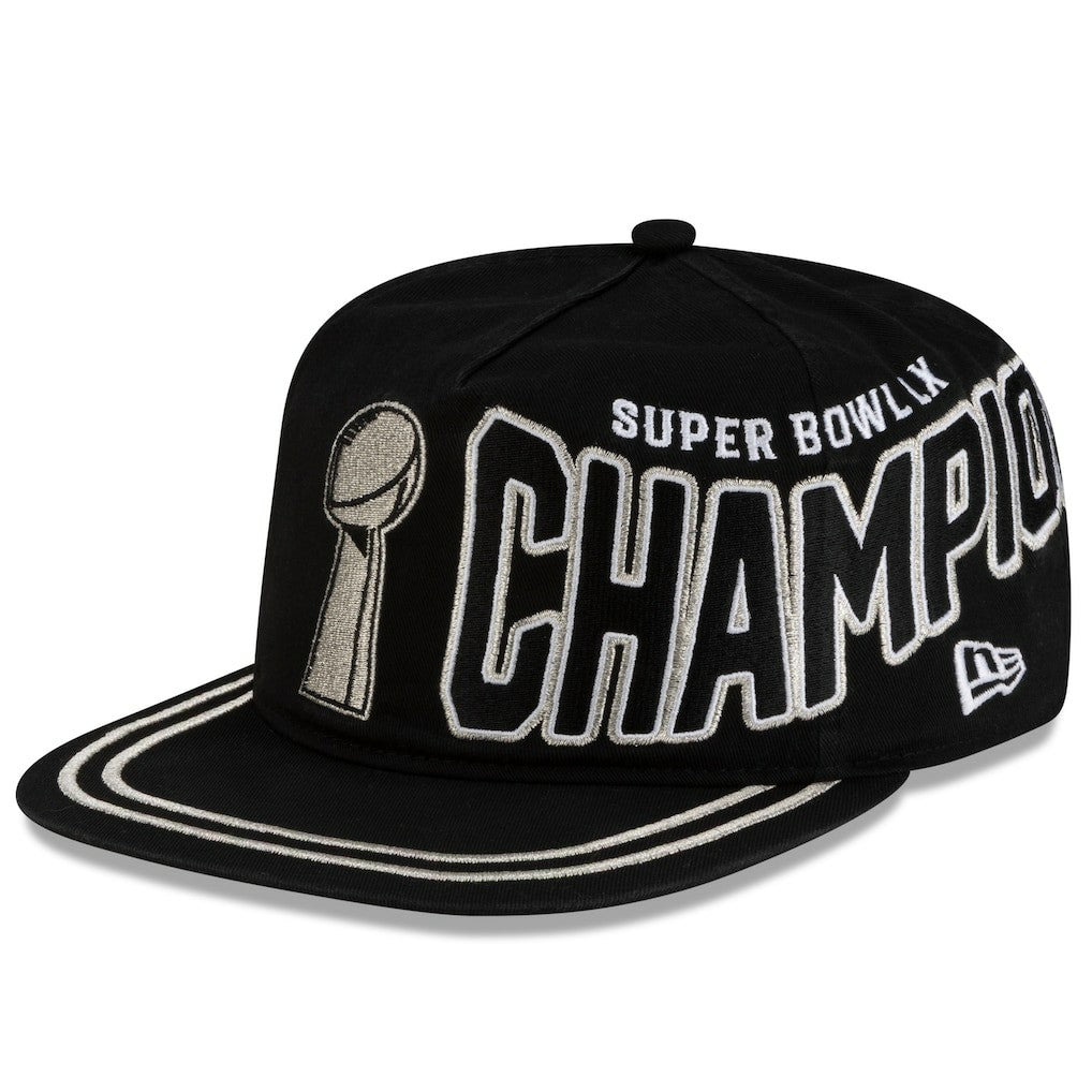 Seattle Seahawks New Era Super Bowl LX Champions Parade 19TWENTY Adjustable Hat - Black Hats
