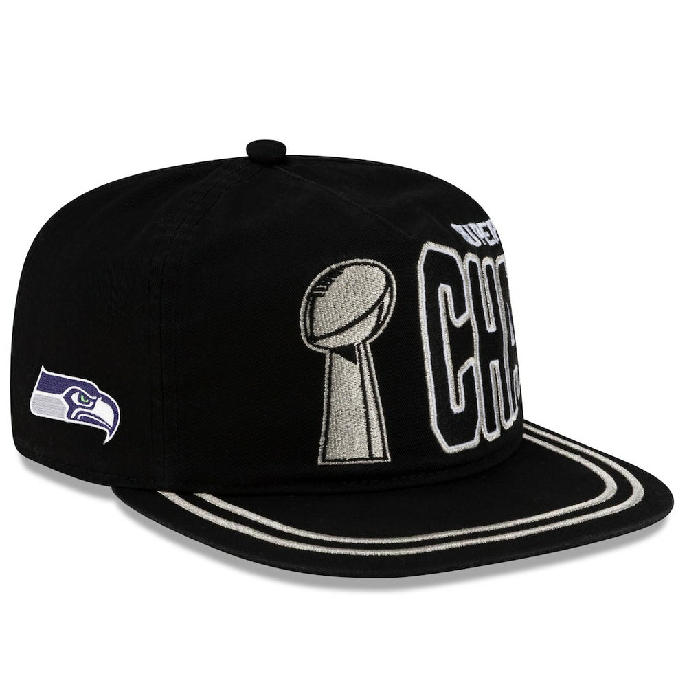Seattle Seahawks New Era Super Bowl LX Champions Parade 19TWENTY Adjustable Hat - Black Hats