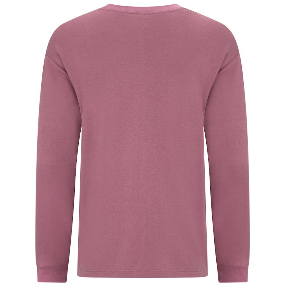 Texas Rangers Levelwear Bridal Rose Luxe Signature Long Sleeve T-Shirt - Pink T-shirts