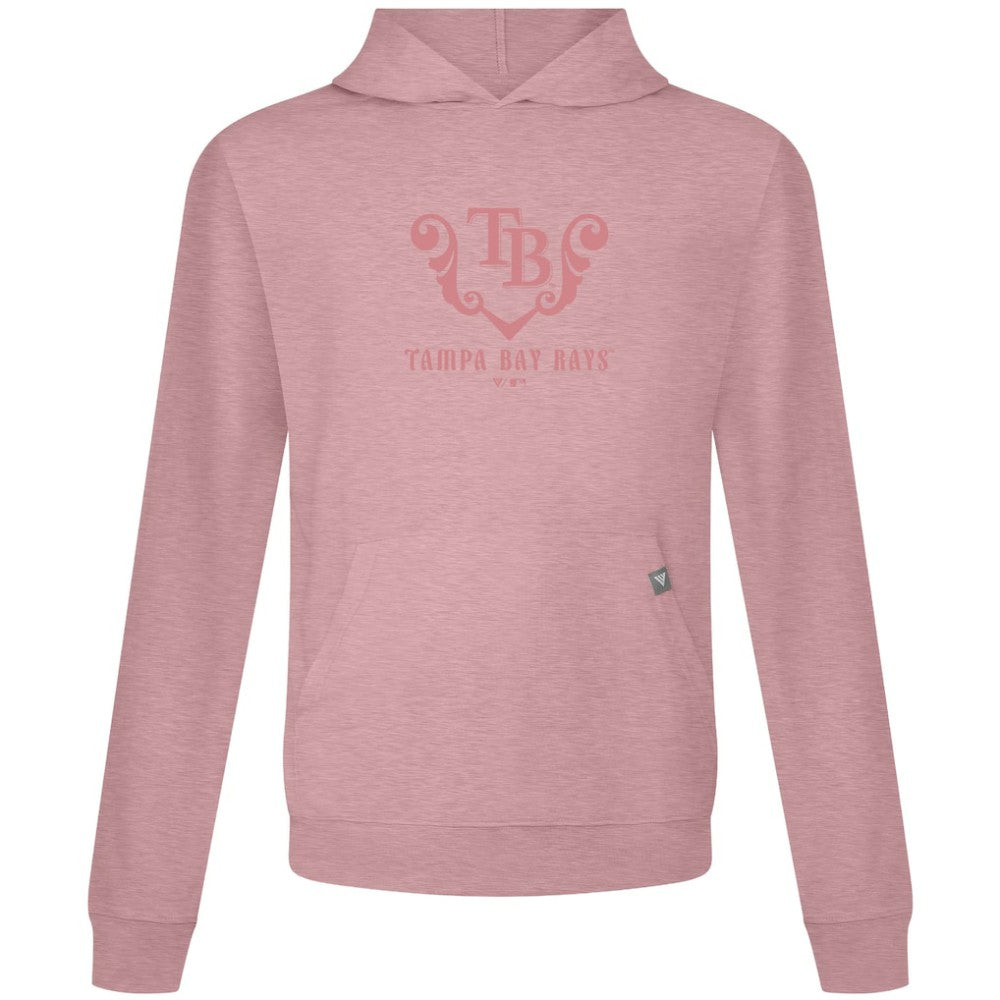 Tampa Bay Rays Levelwear Bridal Rose Relay Pullover Hoodie - Pink Hoodies