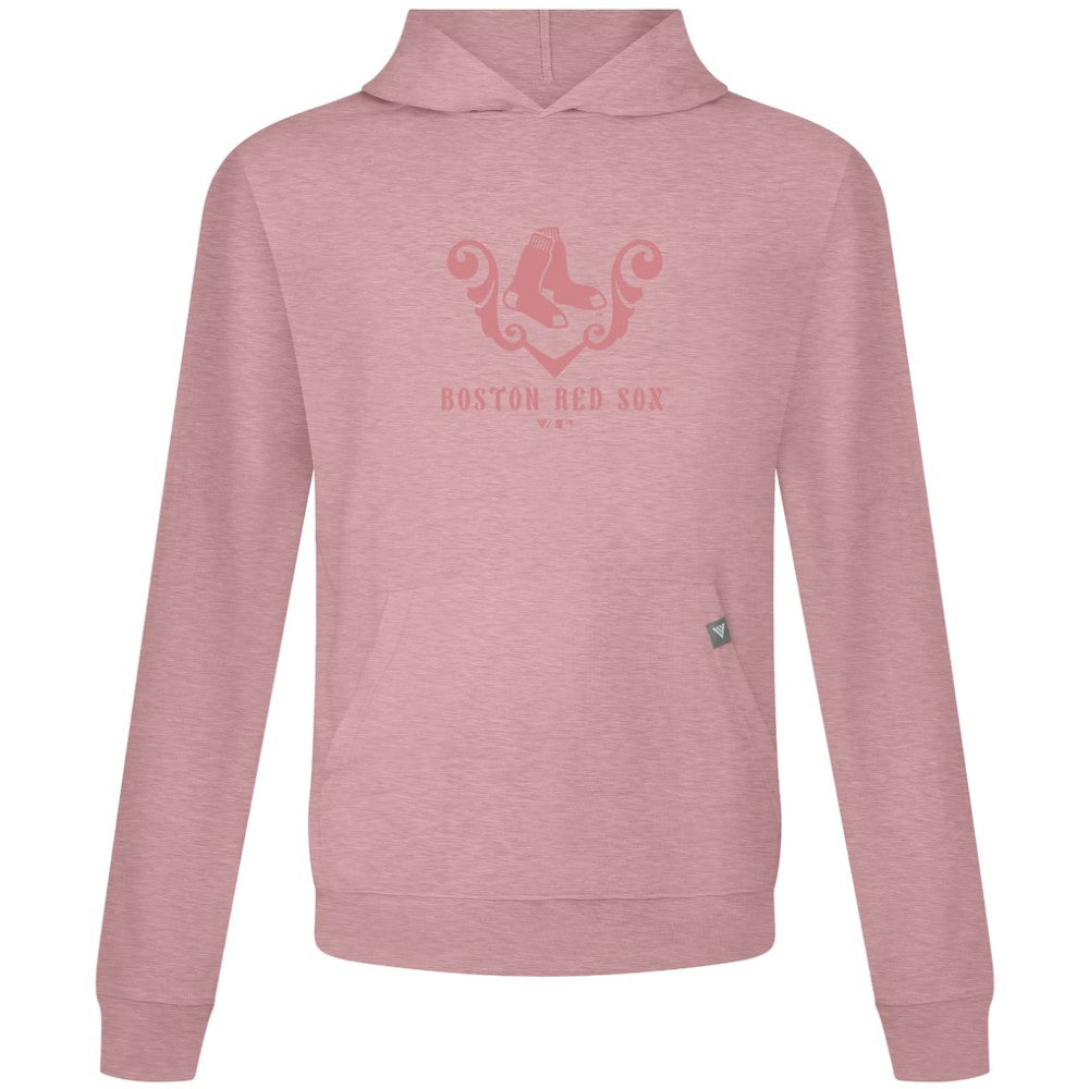 Boston Red Sox Levelwear Bridal Rose Relay Pullover Hoodie - Pink Hoodies