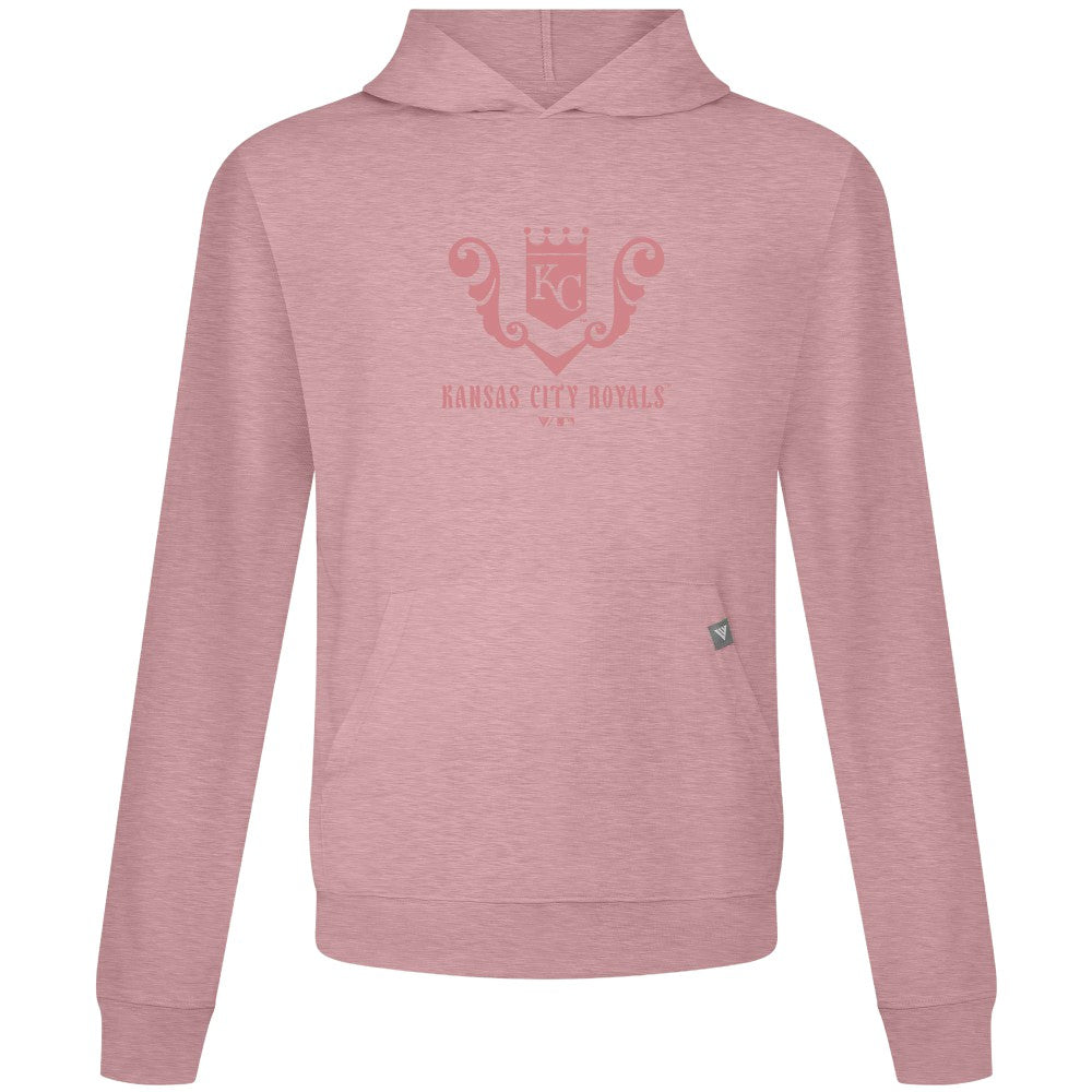 Kansas City Royals Levelwear Bridal Rose Relay Pullover Hoodie - Pink Hoodies