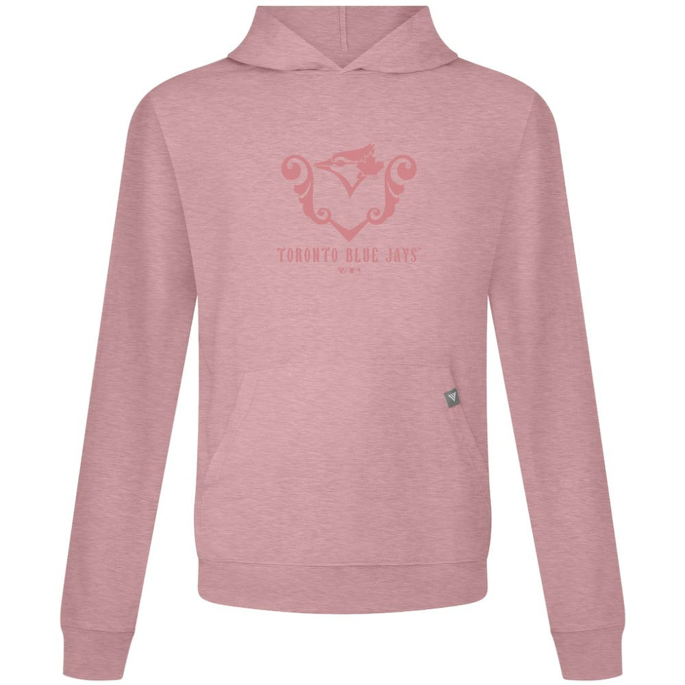 Toronto Blue Jays Levelwear Bridal Rose Relay Pullover Hoodie - Pink Hoodies